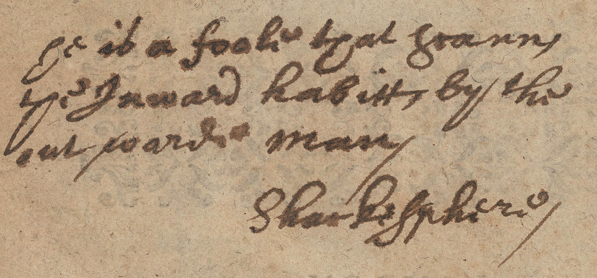 About the Manuscripts | Dramatic Extracts